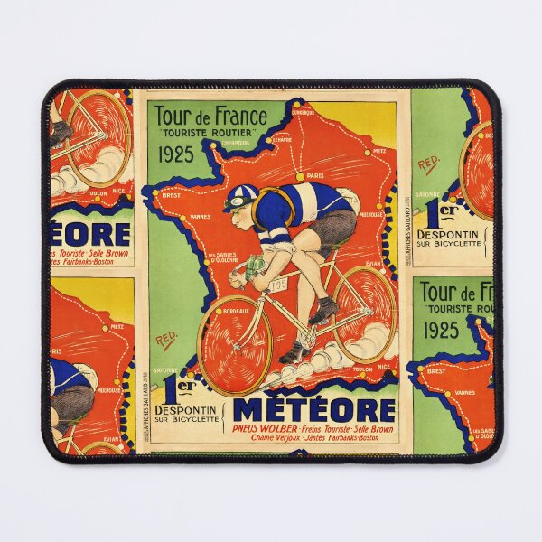 Item preview, Vintage 1925 Tour de France Poster | Cycling Art Print | Routier History | Météore Bicycle & Racing Decor designed and sold by artofuniverse.