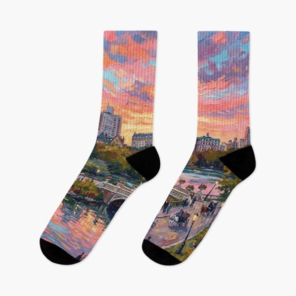 Item preview, Central Park Serenity - New York Oil Painting Print designed and sold by PrintShopGeneva.
