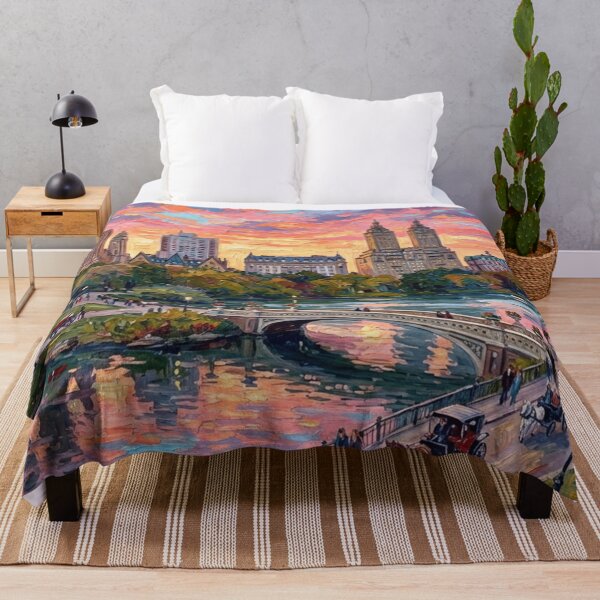 Item preview, Central Park Serenity - New York Oil Painting Print designed and sold by PrintShopGeneva.