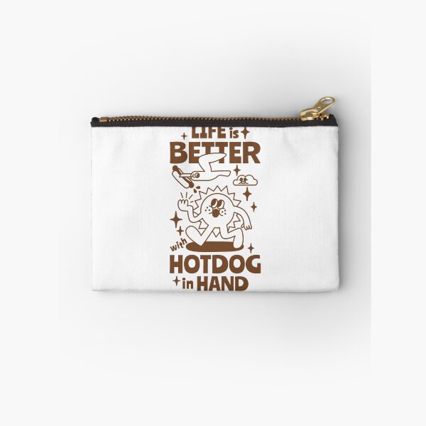 Item preview, Life is better with Hotdog in hand. designed and sold by monkik.