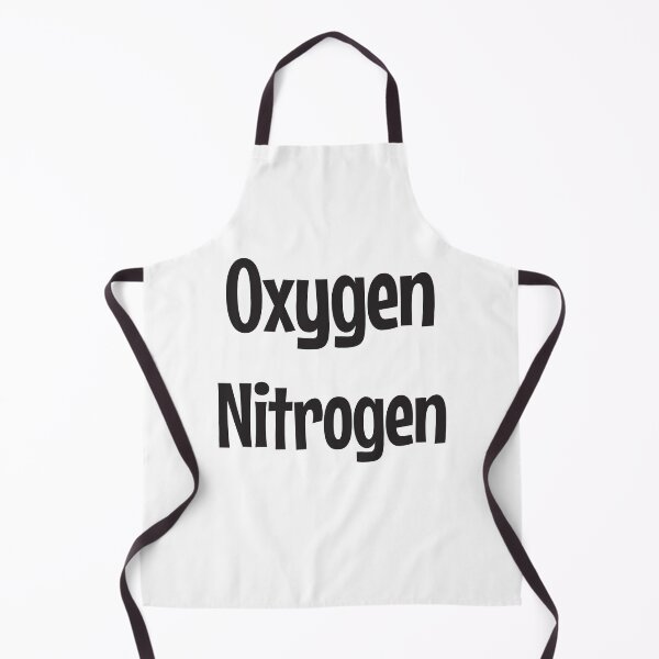 Item preview, Oxygen Nitrogen gases in black text designed and sold by Think4Prints.
