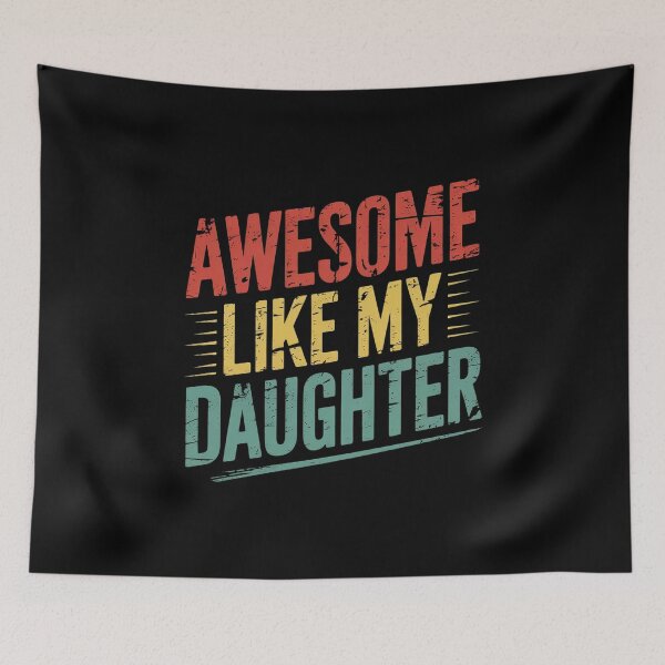 Item preview, Awesome Like My Daughter Men Vintage Fathers Day Dad  designed and sold by RoyTill0Art.