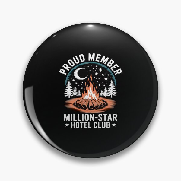 Item preview, Million-Star Hotel Club Camping Meme Campfire Tent Life Love designed and sold by HORIZBoutique.