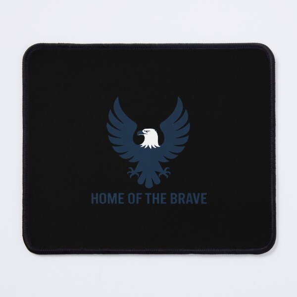 Item preview, Minimalist Bald Eagle Outline Home of the Brave Patriotic designed and sold by HORIZBoutique.