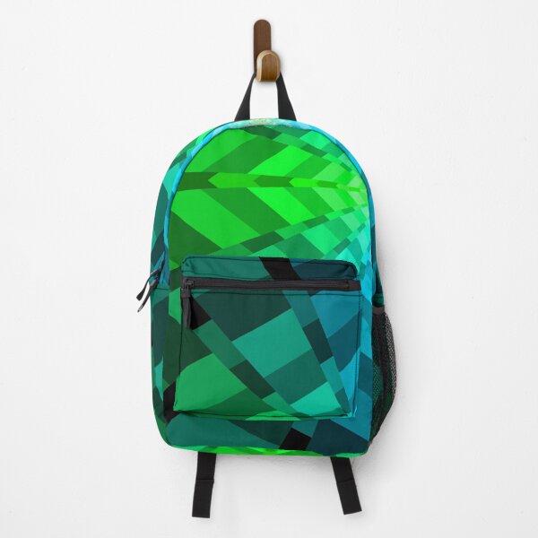 Item preview, Geometric Layout In Green, Turquoise, Blue, Geometric Abstraction, Abstract Art designed and sold by DDJust4U.