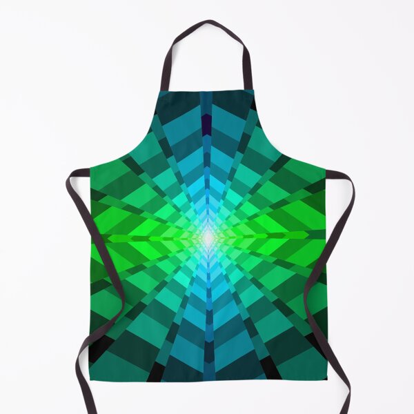 Item preview, Geometric Layout In Green, Turquoise, Blue, Geometric Abstraction, Abstract Art designed and sold by DDJust4U.