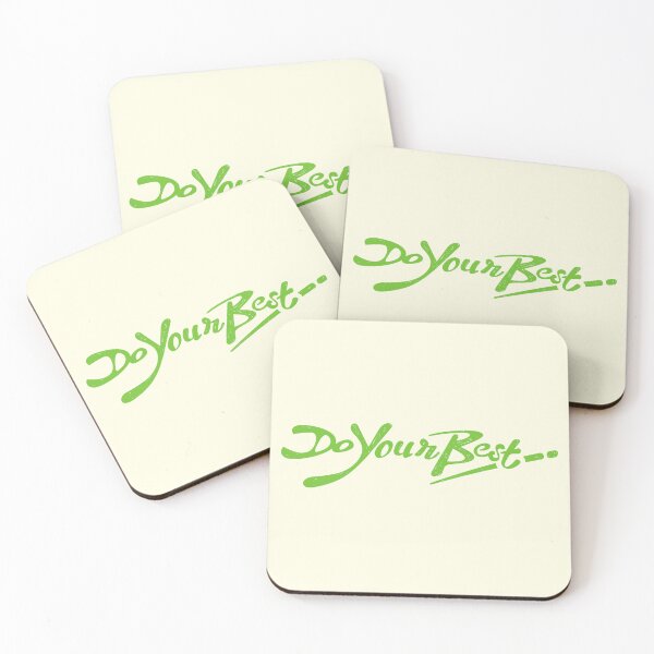Item preview, Do Your Best Positive Thought in Nature Green designed and sold by Wiggly Lines.