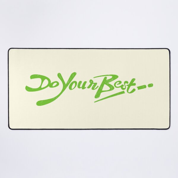 Item preview, Do Your Best Positive Thought in Nature Green designed and sold by Wiggly Lines.