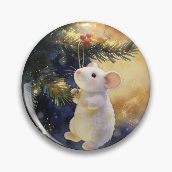 Item preview, Funny Christmas Tree Rat designed and sold by M-Y-A-R-T-.