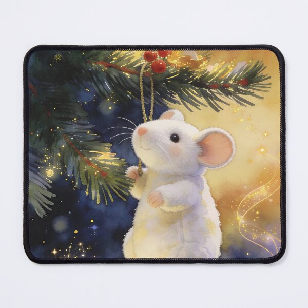 Item preview, Funny Christmas Tree Rat designed and sold by M-Y-A-R-T-.