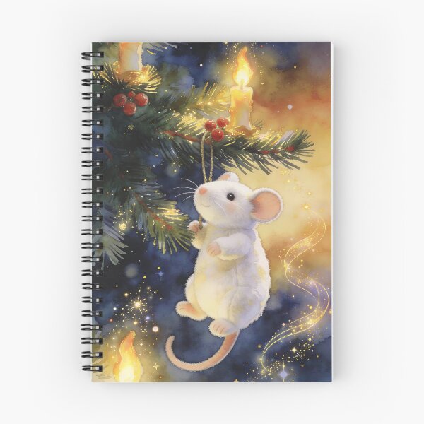 Item preview, Funny Christmas Tree Rat designed and sold by m-y-A-I-A-R-T-.