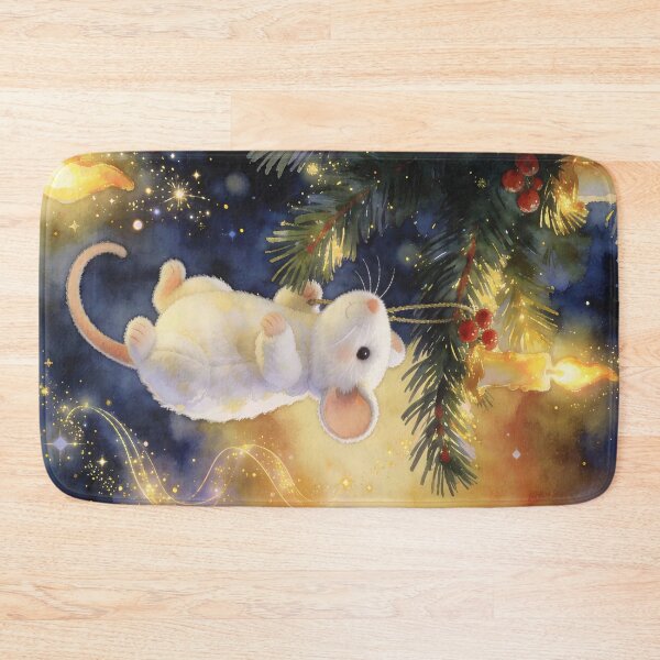 Item preview, Funny Christmas Tree Rat designed and sold by M-Y-A-R-T-.