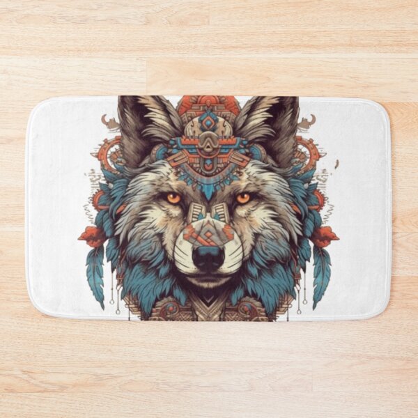 Item preview, Tribal Wolf Head Mandala Art Design designed and sold by NeoTeeFusion.