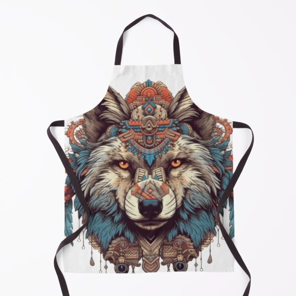 Item preview, Tribal Wolf Head Mandala Art Design designed and sold by NeoTeeFusion.