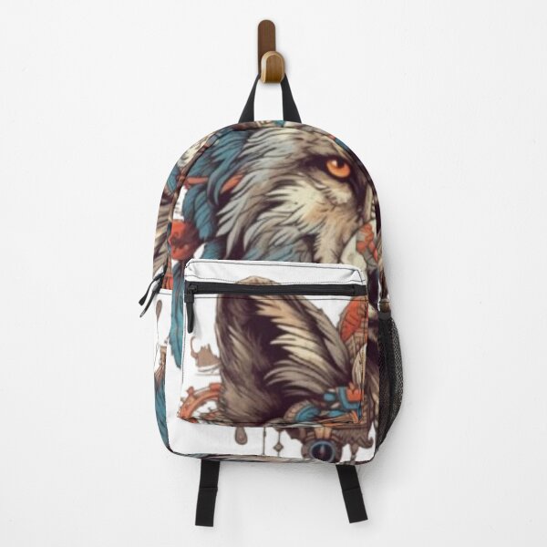 Item preview, Tribal Wolf Head Mandala Art Design designed and sold by NeoTeeFusion.