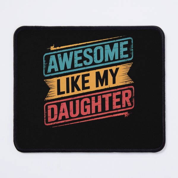 Item preview, Awesome Like My Daughter Men Vintage Fathers Day Dad 4 designed and sold by RoyTill0Art.
