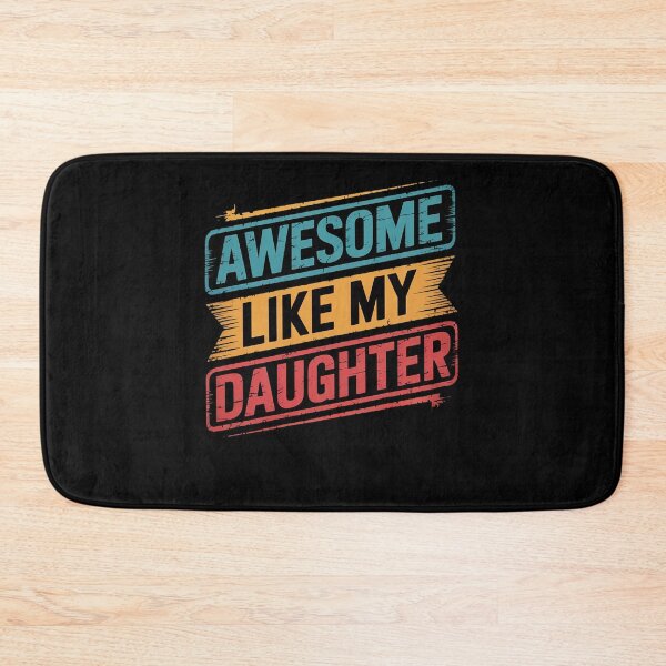 Item preview, Awesome Like My Daughter Men Vintage Fathers Day Dad 4  designed and sold by RoyTill0Art.