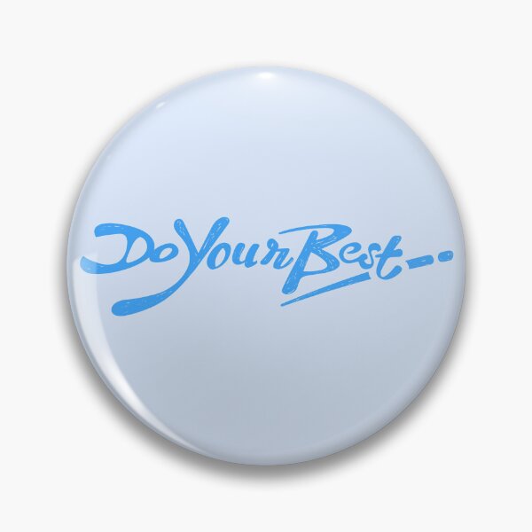 Item preview, Do Your Best Positive Thought in Light Blue designed and sold by Wiggly Lines.