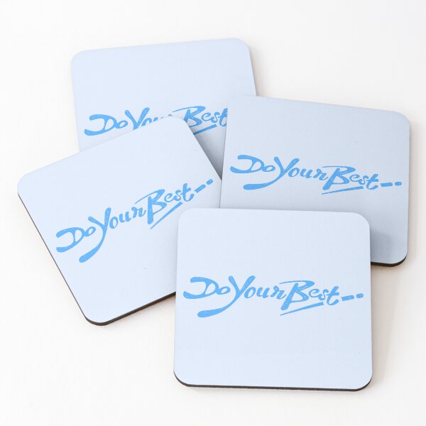 Item preview, Do Your Best Positive Thought in Light Blue designed and sold by Wiggly Lines.