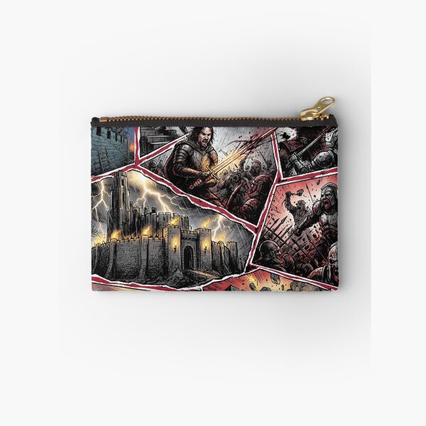 Item preview, Epic Helm's Deep Battle Lord of the Rings LOTR Rohan Uruk-Hai Siege Rain Arrows Théoden Aragorn Legolas Gimli Gandalf Dawn Charge Collage Fan Art Poster T-Shirt Sticker Print Gift designed and sold by Senpaiwaves.