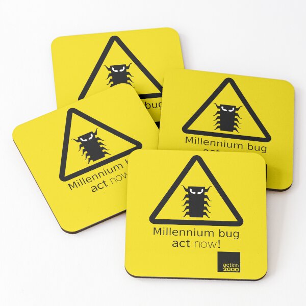 Item preview, Y2K Millennium Bug Act Now designed and sold by bonk-cycling.