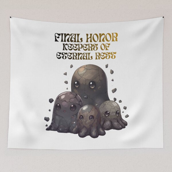 Item preview, Final Honor – Gravekeeper Slimes of Monzora designed and sold by Monzora.