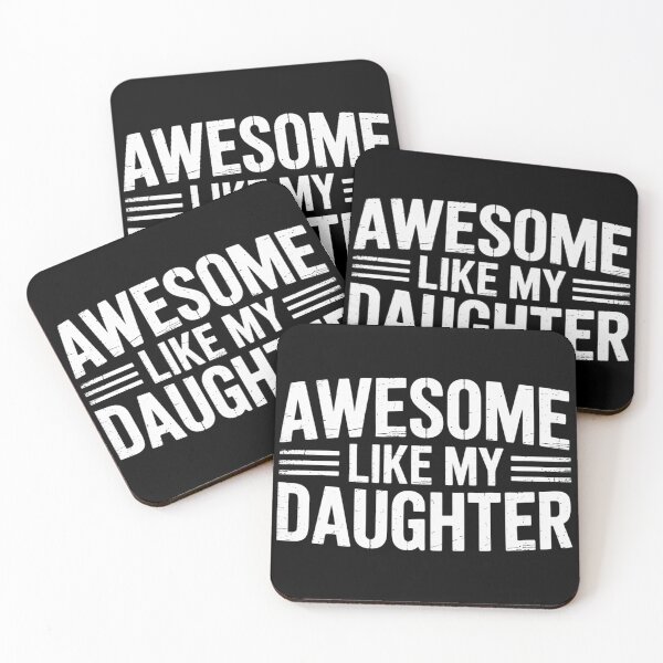 Item preview, Awesome Like My Daughter Men Vintage Fathers Day Dad1  designed and sold by RoyTill0Art.