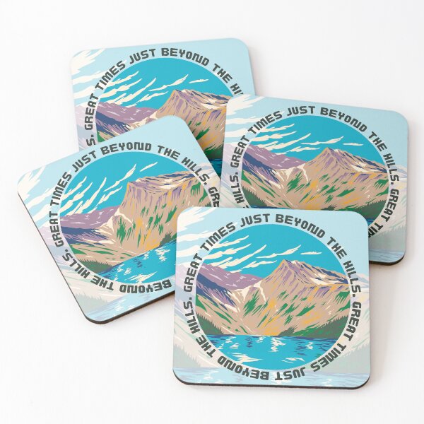 Item preview, Great times just beyond the hills- Ecrins Mountain range designed and sold by studioarchive.