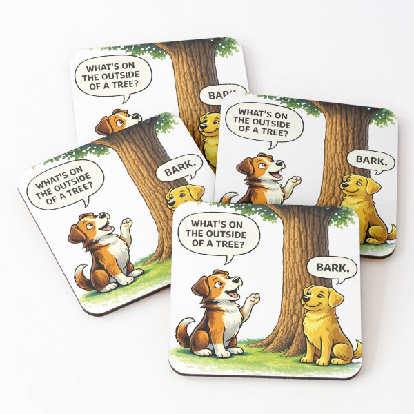 Item preview, What’s on the Outside of a Tree Bark Funny Dog Design designed and sold by TroyTheTerrific.
