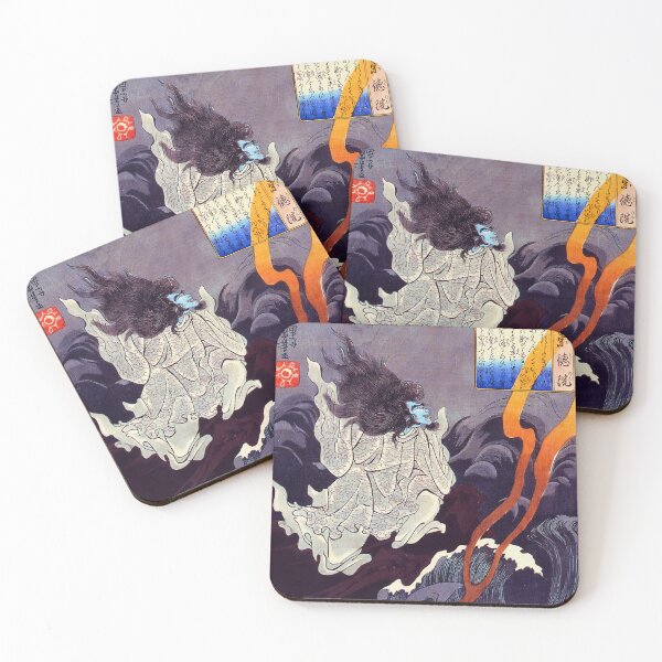 Item preview, Emperor Sutoku Invoking Thunder - Vintage Japanese Ukiyo-e designed and sold by Open Canvas.