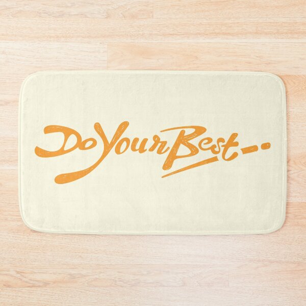 Item preview, Do Your Best Positive Thought in Orange designed and sold by Wiggly Lines.
