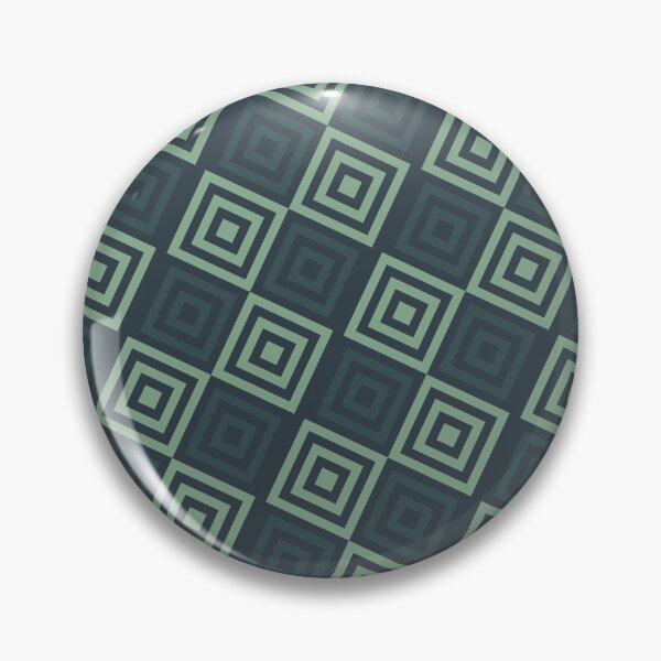 Item preview, Green Grid Retro Square  - Abstract Geometric Shape Pattern - Birthday Gifts For Her designed and sold by RoyalStarsPatts.