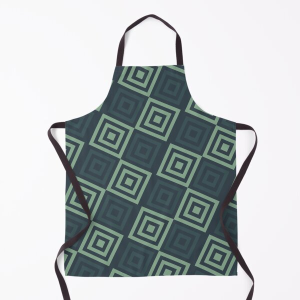 Item preview, Green Grid Retro Square  - Abstract Geometric Shape Pattern - Birthday Gifts For Her designed and sold by RoyalStarsPatts.