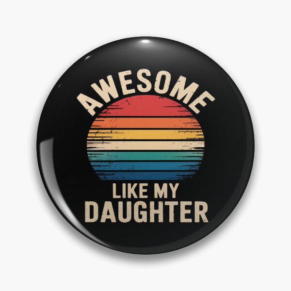 Item preview, Awesome Like My Daughter Dad Fathers Day  designed and sold by RoyTill0Art.