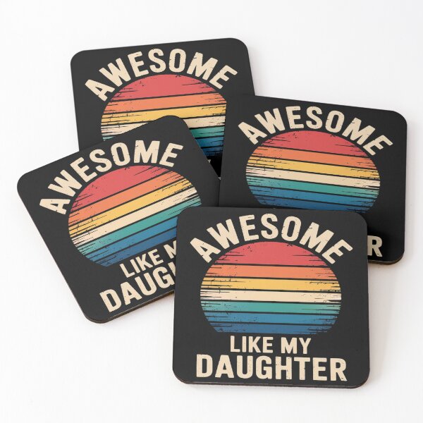 Item preview, Awesome Like My Daughter Dad Fathers Day  designed and sold by RoyTill0Art.