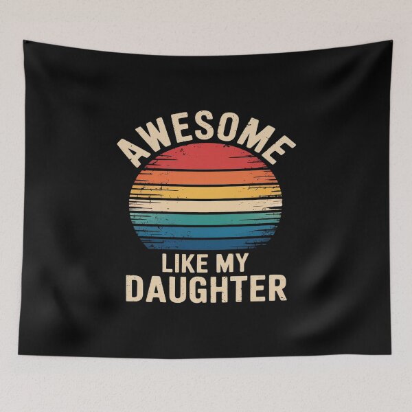Item preview, Awesome Like My Daughter Dad Fathers Day  designed and sold by RoyTill0Art.