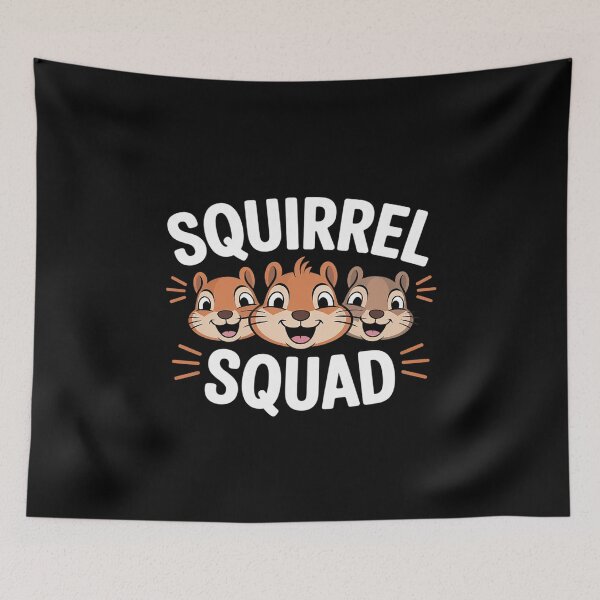 Item preview, Squirrel Squad for Squirrel Lover Kids Squirrel  designed and sold by RuthGAArt.