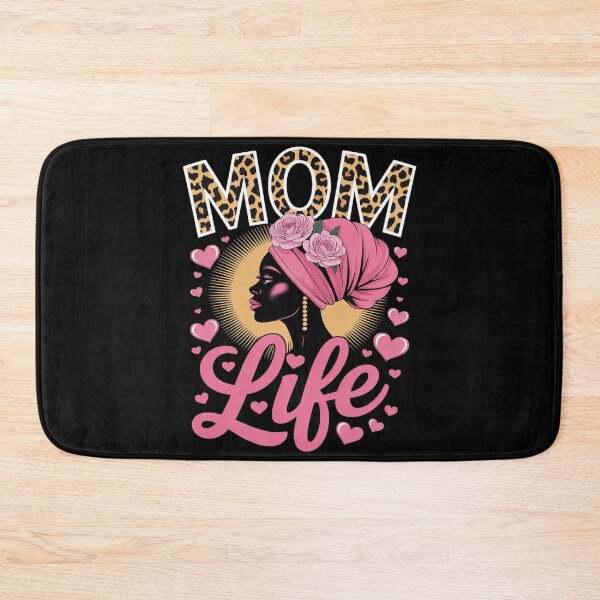 Item preview, Mom Life Black Woman Headwrap African American Mother's Day designed and sold by Voidbinder.