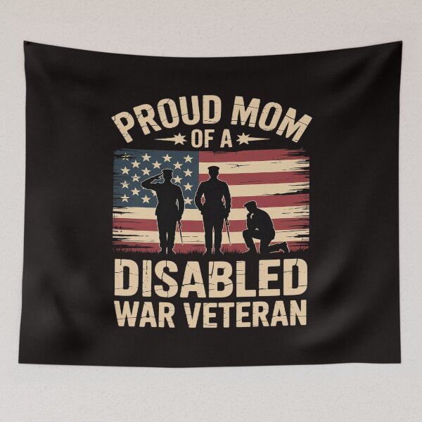 Item preview, Mom of a Disabled War Veteran designed and sold by Voidbinder.