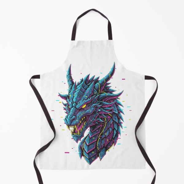 Item preview, Cybernetic Glitch Dragon: Electric Neon Mythic Art designed and sold by MartinxMarie.