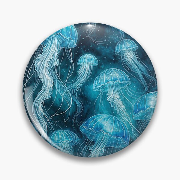 Item preview, Medusozoa, Meduza, Blue jellyfish float#7 designed and sold by Helios Be. Lavsh.