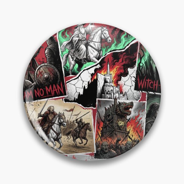 Item preview, Epic Battle for Minas Tirith Lord of the Rings LOTR Pelennor Fields Siege Rohirrim Charge Witch King Gondor Osgiliath Oliphaunts Mumakil Gandalf Pippin Aragorn Collage Fan Art Poster  designed and sold by Senpaiwaves.