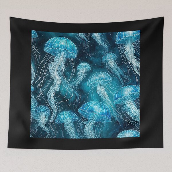 Item preview, Medusozoa, Meduza, Blue jellyfish float#7 designed and sold by Helios Be. Lavsh.