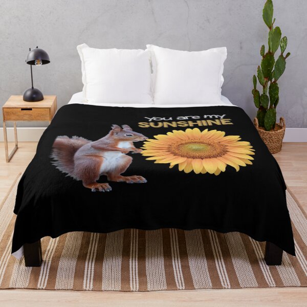 Item preview, Squirrel Sunflower You Are My Sunshine Women Girls Kids Teen designed and sold by RuthGAArt.