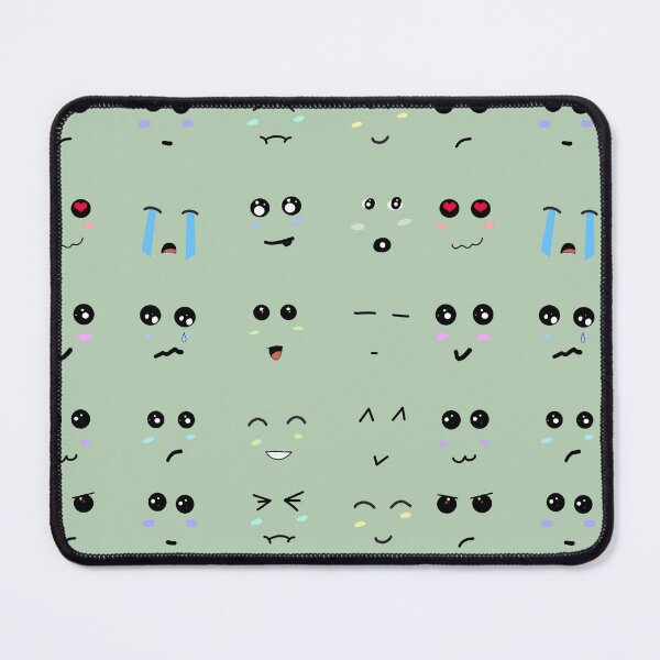 Item preview, Cute Kawaii Facial Expressions – Minimal Emoji Face Doodles designed and sold by Rangmanch.