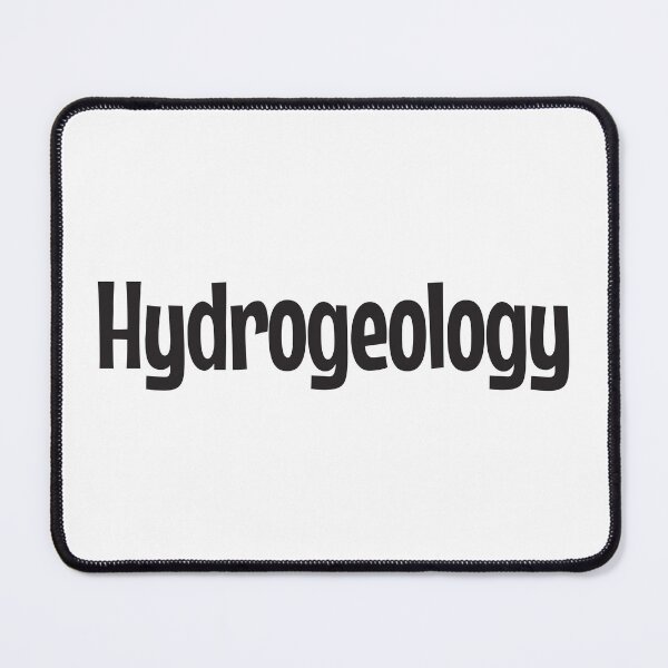 Item preview, Hydrogeology in black text designed and sold by Think4Prints.