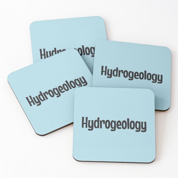 Item preview, Hydrogeology in black text designed and sold by Think4Prints.