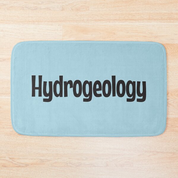 Item preview, Hydrogeology in black text designed and sold by Think4Prints.