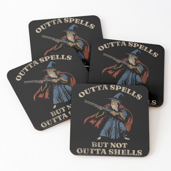 Item preview, Outta Spells But Not Outta Shells Wizard Humor designed and sold by StuZabine.