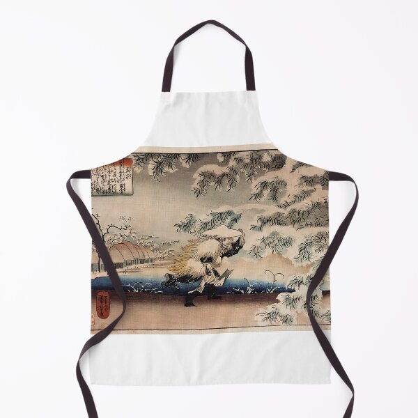 Item preview, Moso Seeking Bamboo Shoots in Snow - Vintage Japanese Woodblock Print designed and sold by Open Canvas.
